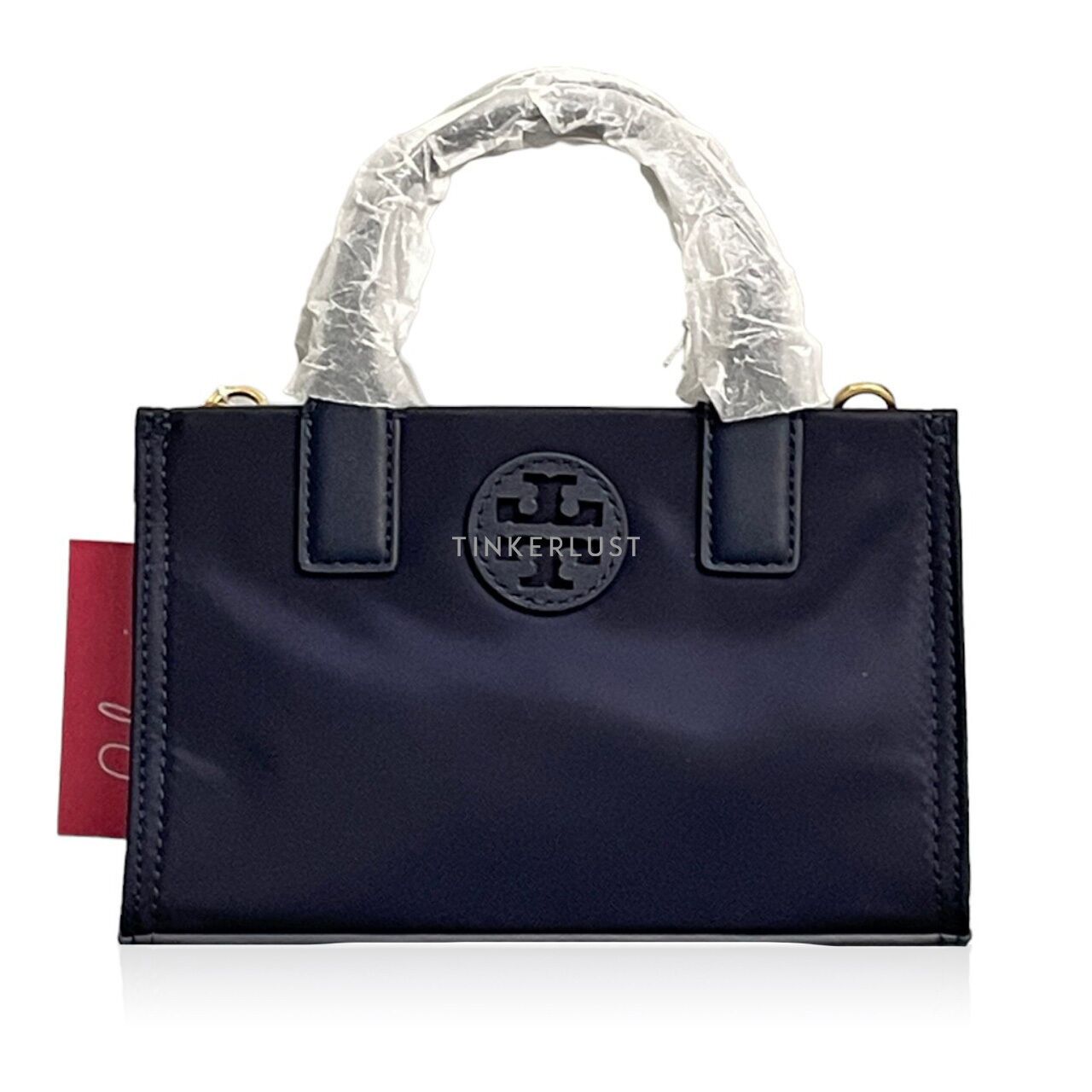 Tory burch ella tote navy sales